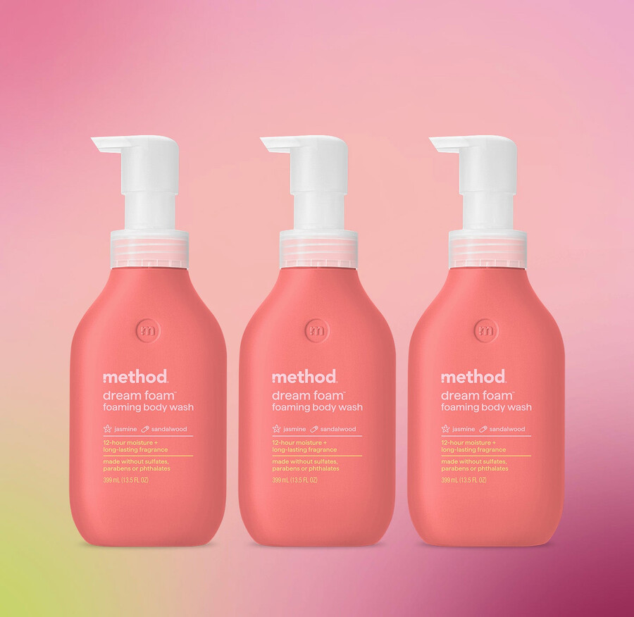 dream foam foaming body wash 3-count bundle