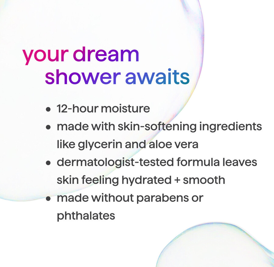 dream foam foaming body wash 3-count bundle