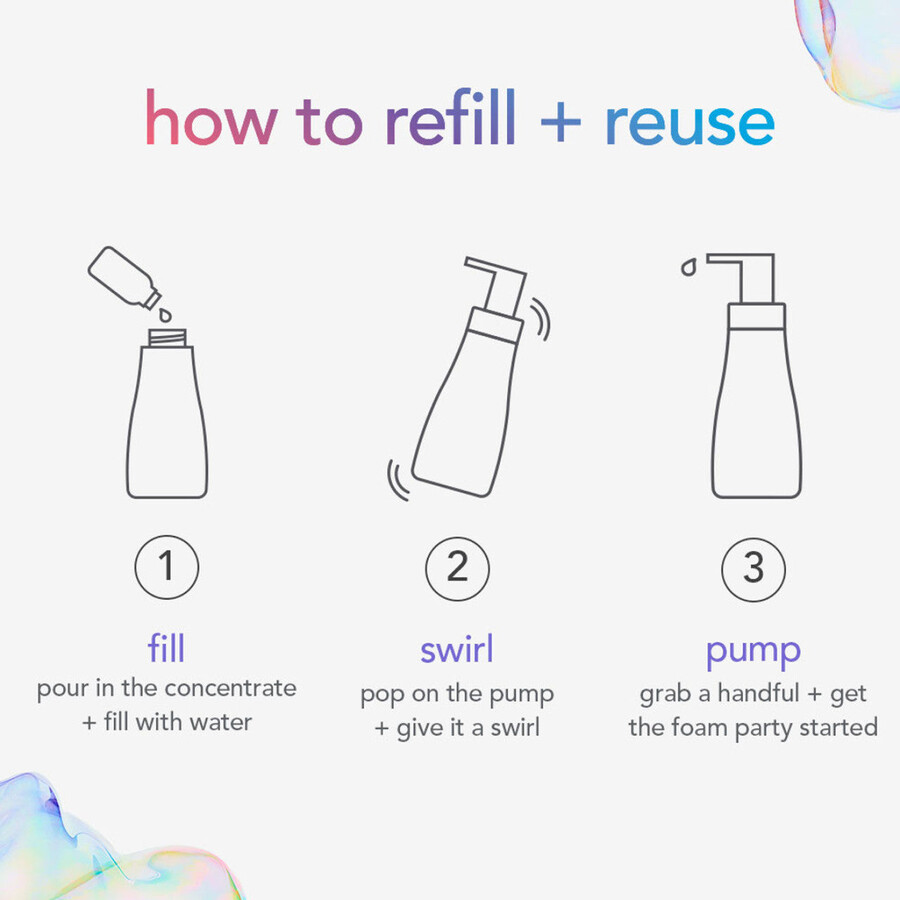 foaming hand wash concentrates starter kit